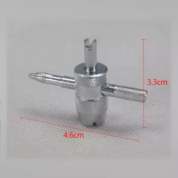 2 шт./4 в 1 автомобильный мотоцикл Schrader сердечник клапана ключ инструмент для снятия колпачка резьбовой клапан CHINA