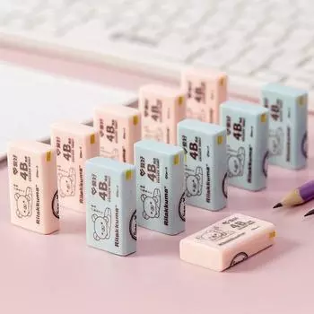 2 шт., 4B, милые ластики для детей, резиновая игрушка, канцелярский ластик