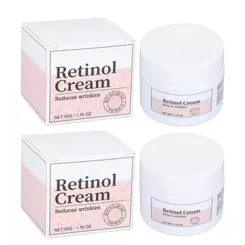 2 шт., 50 г, крем для лица с ретиноидами, способствующий выцветанию коллагена, тонких линий, омоложение кожи, ежедневное увлажнение лица