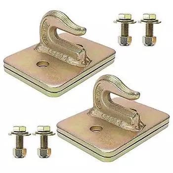 2 шт. 516 крюк для захвата ковша трактора, класс 70, кованый стальной болт на крюках с опорной пластиной для ковша трактора, автофургона, грузовика UTV 2pcs