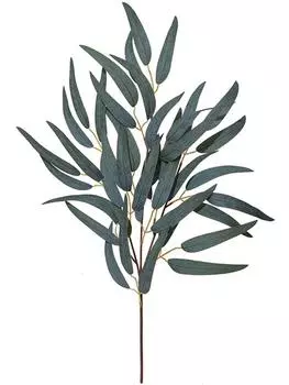 2 шт., 54 см, искусственное растение, шелковые листья эвкалипта, украшение дома, рождественская уличная Свадебная вечеринка, искусственная композиция из растений зелёный