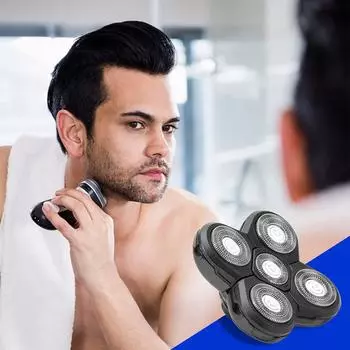 2 шт. 5-головочный лезвие для бритья бороды, сменный режущий элемент для электрической бритвы