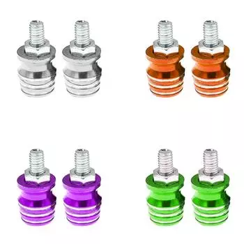 2 шт. 5 мм алюминиевые винты для подставки для мотоцикла, катушки для маятника, слайдер, подставка, винт, аксессуар для маятника для Yamaha Honda Suzuki Kawasaki красный