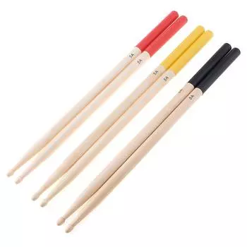 2 шт., 5А, кленовые барабанные палочки, 3 варианта цвета, профессиональные деревянные барабанные палочки красный
