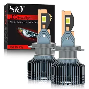 2 шт. 6000K HB3 HB4 9005 9006 H1 H7 H4 H11 лампы Led двойная медная трубка Canbus лампа CSP 7535 чипы автомобильные фары 110 Вт 60000LM противотуманные фары лампы H1