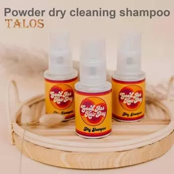 2 шт. 60 мл сухой шампунь натуральные ингредиенты неаэрозольный для мужчин и женщин жирные волосы матирующий шампунь-порошок для контроля жирности оранжевый