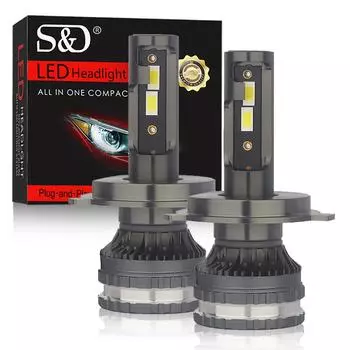 2 шт. 60 Вт 25000LM H11 светодиодные противотуманные фары H8 9005 HB3 3000K золотисто-желтый H4 CSP светодиодные фары для мотоциклов авто мото лампы H11 H8 H9