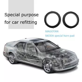 2 шт. 6,5-дюймовый универсальный адаптер для автомобильного динамика, кронштейн для SKODA Magotan CHINA