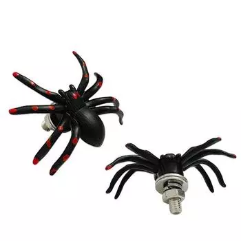 2 шт. 6 мм Универсальная мотоциклетная накладка-паук Рамка номерного знака Болты Винты Колпачки Для большинства мотоциклов M6 Крепежные винты Аксессуары 2pcs