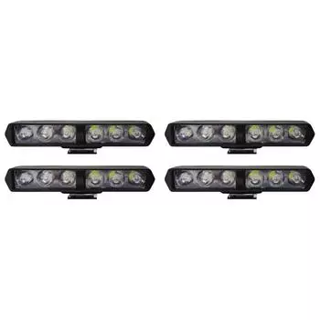 2 шт. 6D светодиодная панель 12 В IP67 Водонепроницаемая светодиодная противотуманная фара 6000K 1200LM 12 Вт