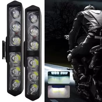 2 шт. 6D светодиодная световая панель 12 В IP67 водонепроницаемая рабочая лампа 6000 К 1200 лм внедорожный прожектор 12 Вт для мотоцикла 4X4 ATV внедорожника грузовика тягача CHINA