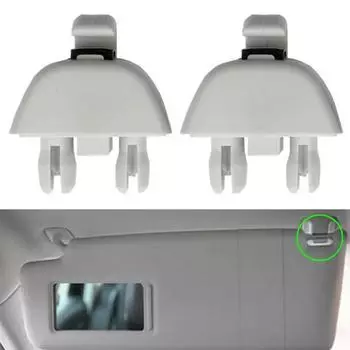 2 шт. 6R0857561Y20 Крючки-клипсы солнцезащитного козырька для VW Polo Passat Skoda Seat