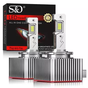 2 шт. 70000 лм D3S светодиодные лампы для фар D1S D2S D4S D8S D1R D2R D3R D4R D8R Turbo LED 30SMD CSP фары для BMW Benz Volvo Лампа Canbus 110 Вт Фара 6000 К D2S/D2R