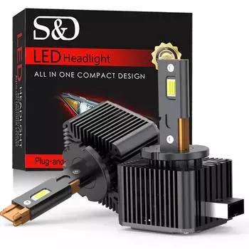 2 шт. 70000Lm D3S светодиодные лампы для фар D1S D2S D4S D5S D8S D1R D2R D3R D4R D8R D5R Turbo светодиодные чипы CSP огни для BMW Benz Volvo лампа 130 Вт налобный фонарь D2S/D2R