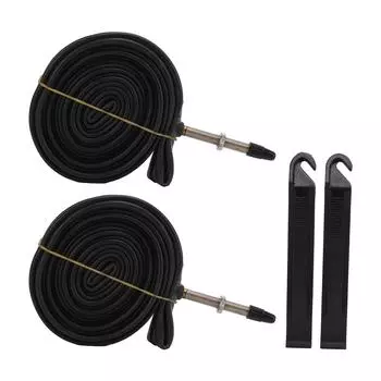 2 шт. 700x23C велосипедная камера 700c Presta Valve бутилкаучуковая велосипедная камера с 2 покрышками 700X23C