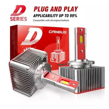 2 шт. 70 Вт светодиодные автомобильные фары D1S D2S D3S D4S D5S D8S CANbus без ошибок лампы автомобильные фары лампы автомобильный свет 6000K белый дальний ближний свет