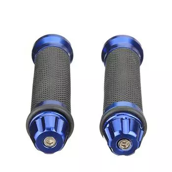 2 шт. 7-дюймовые 8-дюймовые мотоциклетные CNC алюминиевые резиновые гелевые ручки для руля 22 мм, аксессуары для спортивного мотоцикла, бесплатная доставка