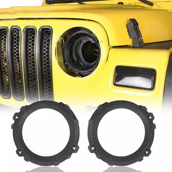 2 шт. 7-дюймовые монтажные кольца для фар для моделей Wrangler Tj 1997-2006 гг.