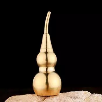 2 шт. 7 см креативная чистая латунная твердая тыква декоративный стол фен-шуй фигурка бытовые принадлежности