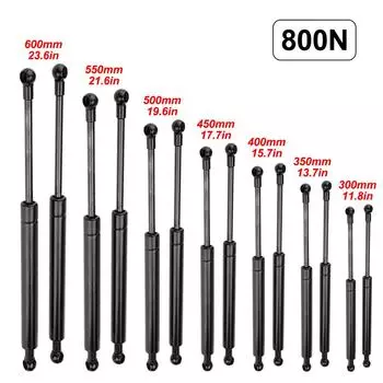 2 шт. 800N газовые стойки газовая пружина опора 300/350/400/450/500 мм для багажника капота автомобиля каравана двери окна люка лодки автобуса