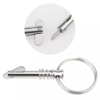 2 шт., 8 мм, быстросъемный штифт из нержавеющей стали морского класса 316 для лодки, шарнир верхней палубы бимини, морская фурнитура 2PCS 51mm