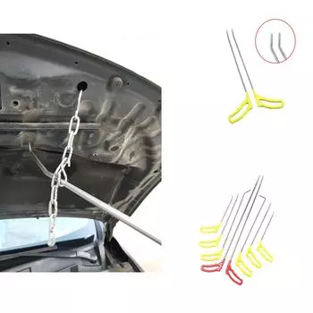 2 шт./8 шт. кузова автомобиля, инструменты для беспокрасочного ремонта, автомобильные дверные крючки для ремонта вмятин, наборы толкателей из нержавеющей стали C