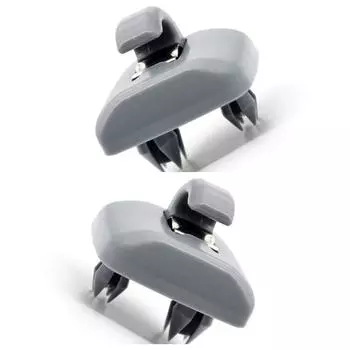 2 шт. 8E0857562 8U0857562 Пластиковые зажимы для автомобильных солнцезащитных козырьков