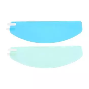 2 шт. 9,65 x 3,46 Дождезащитная пленка против запотевания для мотоциклетного шлема Универсальная