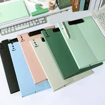 2 шт. А4 папка-зажим для планшета, держатель для документов из твердого картона, вертикальный зажим для пластин, водонепроницаемый, горизонтальный складной