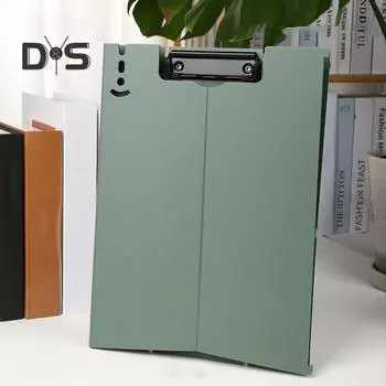 2 шт. А4 папка-зажим для планшета, держатель для документов из твердого картона, вертикальный зажим для пластины, водонепроницаемый горизонтальный складной планшет, отверстие для дизайна, инструмент для управления файлами