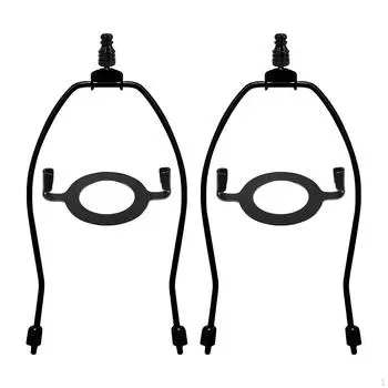 2 шт. абажур держатель арфы светильник арфы E26 кронштейн аксессуары чёрный