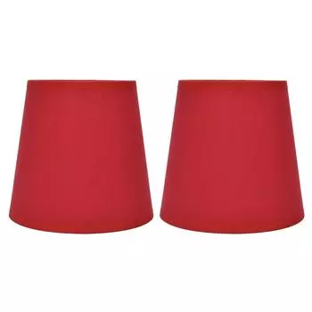 2 шт. абажур для внутреннего освещения в европейском стиле из ткани для люстры E14, настольной лампы, напольной лампы PX16