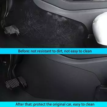 2 шт. ABS боковая защитная накладка на ногу для Tesla Model 3 Y центральный пульт управления автомобиля защитная накладка на ногу внутренняя часть для Tesla аксессуары