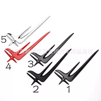 2 шт. ABS Chrome 3D автомобильная наклейка стильная авто наклейка для E-class E200 E260 E300 и т. д. 2