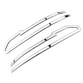 2 шт. ABS хромированное боковое зеркало заднего вида для автомобиля, защитная полоса от царапин, защитная наклейка для Nissan X-Trail T32 2014 -