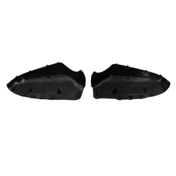 2 шт. ABS корпус бокового зеркала автомобиля крышка зеркала крыла устойчивая к погодным условиям модный внешний вид не просто чёрный