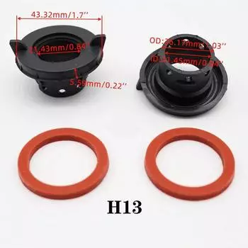 2 шт. адаптер для автомобильной светодиодной лампы фары держатель гнезда HB4/HB3/H11/H7/H4/H3/H1 9004 9005 9006 9007