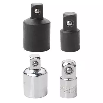 2 шт. адаптер для гнезда масляного фильтра, редуктор, женский-мужской, стальной для 3-х кулачкового ключа для снятия масляного фильтра, инструмент для ремонта автомобиля чёрный