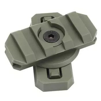 2 шт. Адаптер для крепления на боковую направляющую шлема, регулируемый направляющий аксессуар ARC ( зеленый)