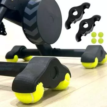 2 шт. Адаптер для велотренажера с защелкой для занятий в помещении, стационарный велотренажер, аксессуары для устойчивости, балансировочные ножки для домашних тренировок A