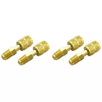 2 шт. адаптер хладагента переменного тока 5/16 SAE быстроразъемное соединение для системы клапанов R410 R32 R22