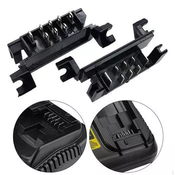 2 шт. Адаптер клеммного разъема Простая установка Подключи и играй Аккумуляторный электроинструмент для комнаты