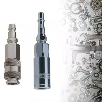 2 шт. адаптер-конвертер воздушного фитинга Euro и PCL, комплект адаптеров-конвертеров воздушного фитинга 1/4 дюйма BSP- Male Euro to Female