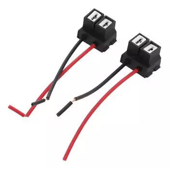 2 шт. адаптеры для патронов ламп H7, кабель, разъем для светодиодной лампы, 15 см, удлинитель для светодиодной фары H7, жгуты проводов CHINA