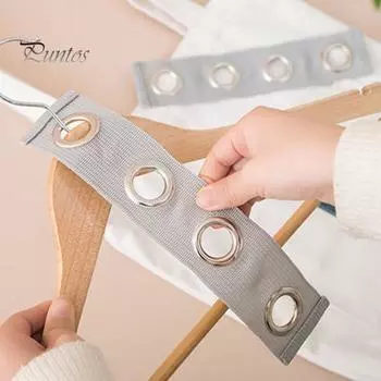 2 шт. экологически чистые, без проколов, серые цветные вешалки-удлинители, крючки, вешалки для пальто и рубашек, удлинительные ремни, органайзер для гардероба, домашнее использование серый