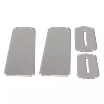 2 шт. акриловая стойка для боксерских перчаток вертикальная стойка для боксерских перчаток акриловый держатель для перчаток черный чистый