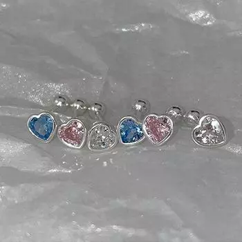 2 шт. акриловые серьги-гвоздики с цветком, модные женские блестящие красочные серьги-гвоздики с винтами, серьги-гвоздики из нержавеющей стали, хрящевая спираль, пирсинг ушей, ювелирные аксессуары