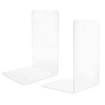 2 шт. акриловый подставка для книг прозрачная полка для книг для книг студенческий настольный накопитель для домашнего офиса