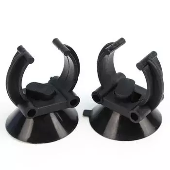 2 шт. аквариумная присоска, нагревательные стержни, зажим для воздушной линии, держатель трубки на присоске чёрный