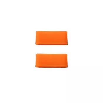 2 шт., эластичная накладка на рукоятку ракетки для бадминтона, настольного тенниса, силиконовое противоскользящее кольцо, теннисный аксессуар